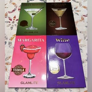 Glamlite Happy Hour 4 Palette Bundle Dirty Martini Chocolate Martini Wine